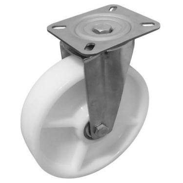 Imagem de Rodizio industrial aço Inox giratório 8x2 pol. S/freio rolamento - Col