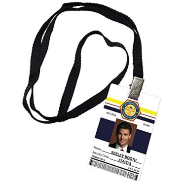 Imagem de Fantasia de crachá de identidade Seeley Booth Jeffersonian Institute Bones