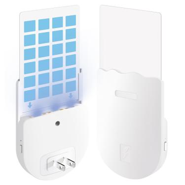 Imagem de osseph Armadilha de insetos voadores, armadilhas para moscas de frutas para ambientes internos, armadilha de insetos conectada, armadilha de luz interna para mosquitos, moscas da fruta, mariposas