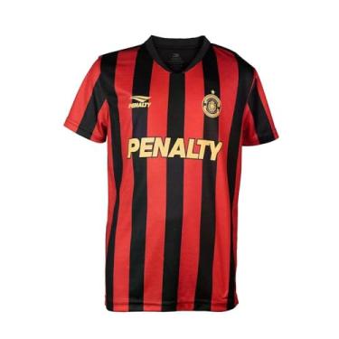 Imagem de Camiseta Penalty Futebol Titular Juv Pt-Vm-Dr T 12