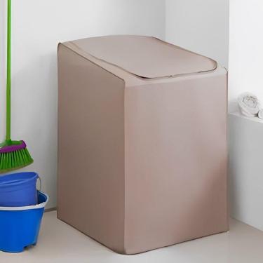 Imagem de Capa Máquina De Lavar Electrolux Brastemp Consul Panasonic Todas Marcas E Tamanhos Zíper Interior Flanelada - Cobre Fácil