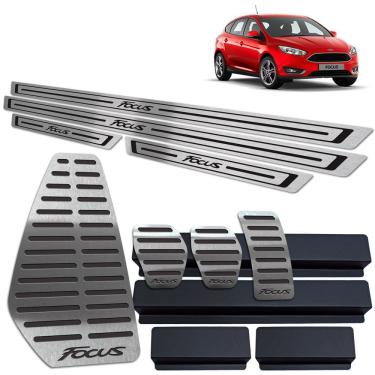 Imagem de Pedaleira Manual Soleira Descanso Preto Ford Focus 2019