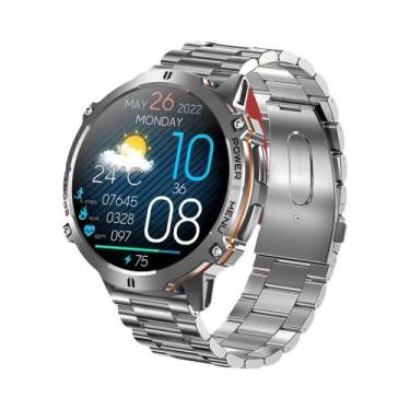 Imagem de Relógio Inteligente Militar Masculino Com GPS, Bluetooth, Chamadas, 10