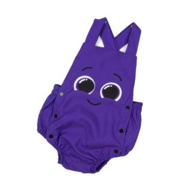 Imagem de Jardineira Bory Polvinho Bolofofos Bebê Fantasia Festa Tema - Photo K,