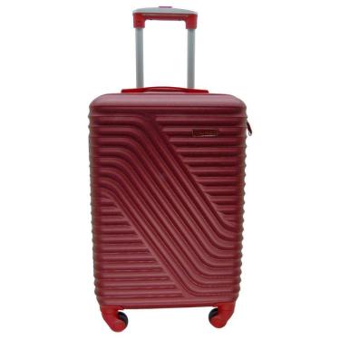 Imagem de Mala de VagMédia Rígida ABS Rodinhas 360 Mundi Verm Escuro