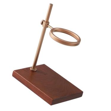 Imagem de Generic Suporte para gotejador de café com base, acessórios de madeira, decoração para gotejador,