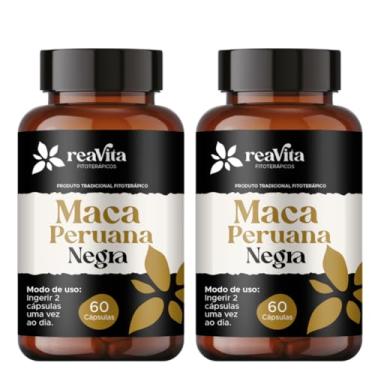 Imagem de Kit 2 Maca Peruana Negra Premium | Suplemento Alimentar Concentrado - Energia, Vitalidade e Performance Natural - 60 Cápsulas cada Pote