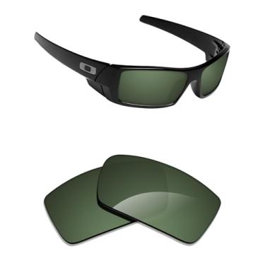 Imagem de Alphax Lentes de reposição polarizadas Elite cinza verde para óculos de sol Oakley Gascan OO9014