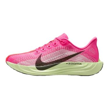 Imagem de Nike Pegasus Plus Tênis de corrida feminino de estrada (HV3032-600, rosa hiper/carmesim brilhante/pouco volt/sequóia), Hyper Pink/Crimson brilhante/pouco volt/sequóia, 40