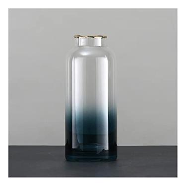 Imagem de CYYHGD Vaso para decoração vaso de vidro vaso transparente gradiente vaso de decoração moderna vaso hidropónico (AC) (AA) (AA) (AA)