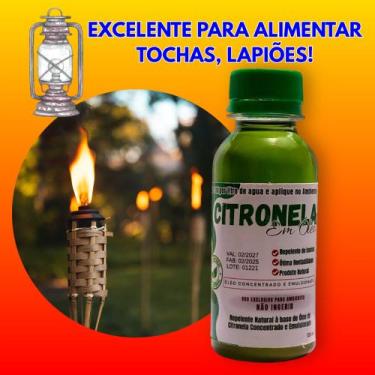 Imagem de Repelente - óleo de Citronela Concentrado 1 x 120ml + 1 Spray - faz 24