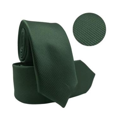 Imagem de Gravata Social Risco Fino Padrinho Evento - oem, Verde escuro