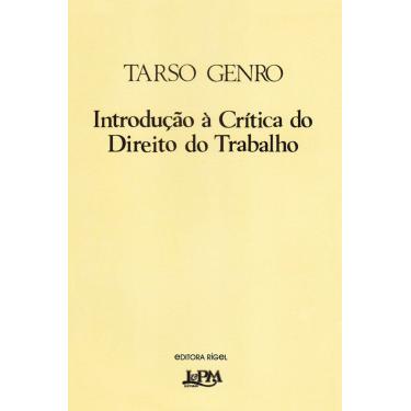 Imagem de Introdução à crítica do direito do trabalho