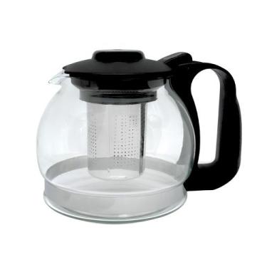 Imagem de Chaleira de Vidro Borossilicato 1,2L com Infusor Inox Resistente ao Ca