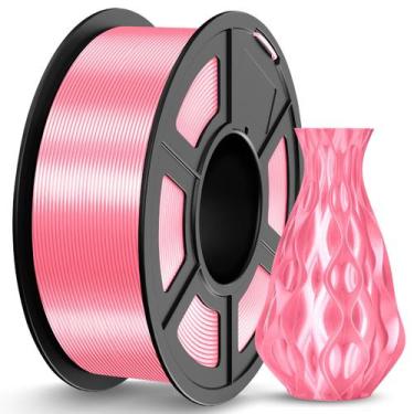 Imagem de Filamento de impressora 3D JAYO Silk PLA 1,75 mm rosa 1,1 kg