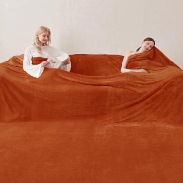 Imagem de Cobertor COOVA Oversized King Fleece 305x350 cm Laranja