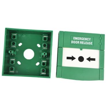 Imagem de Milageto Alarme de segurança com liberação de porta de emergência para segurança residencial, controle de acesso manual retardante de chamas