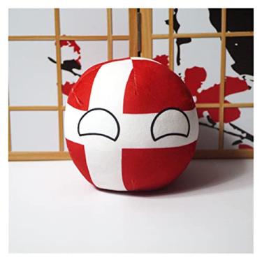 Imagem de GANGKJDS Bonecos de pelúcia Polandball Austrália, Polônia, Brasil, Bielorrússia, México, Portugal, Countryball, Travesseiro de Pelúcia, Pingente de Presente Cosplay (DNK, 20 cm)