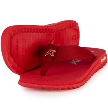 Imagem de Chinelo Masculino Kenner Kivah Vermelho 43
