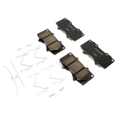 Imagem de ACDelco Kit de pastilhas de freio a disco frontal de cerâmica profissional 17D976CHF1 com molas e contrapesas