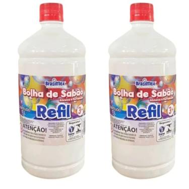 Imagem de Kit Refil Líquido para Bolha de Sabão 2 Litros Brasilfex – Alta Performance e Rendimento