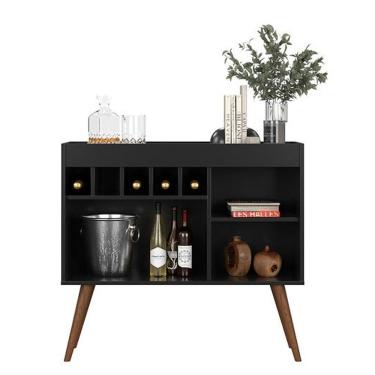 Imagem de APARADOR ADEGA NEW ODIN PRETO saimys