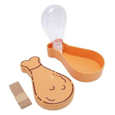 Imagem de aqxreight Garrafa Portátil para Comida de Cachorro, Grande Capacidade, à Prova de Vazamentos, Dispensador de Comida para Animais de Estimação para Viagens Ao Ar Livre, Cachorro, Gato, Garrafa Ampla