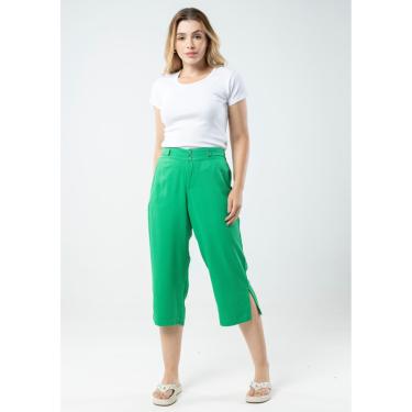 Imagem de Calça Pau a Pique Pantacourt Verde