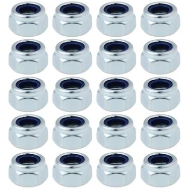 Imagem de SING F LTD 20 peças M7 x 1.0 Porca de travamento automático para coletores de escape de motor automotivo seguros