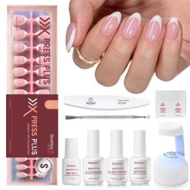 Imagem de Kit de unhas de gel beetles X Press com 224 unidades de pontas de unha