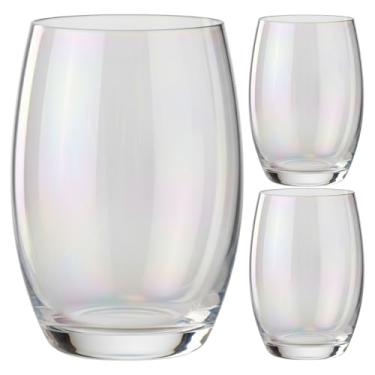 Imagem de Jogo 3 Copos de Vidro 465ml Redondo Água e Suco Cor: Furta Cor