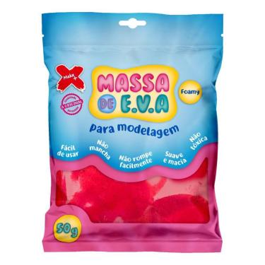 Imagem de Massa De Eva Make+ 50g Vermelho