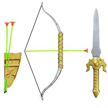 Imagem de Kit Espada Lendária Medieval com Arco Flecha Infantil - Master Toy