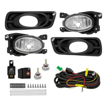 Imagem de Kit Farol de Milha Neblina Honda City 2012 2013 2014 + Kit Lâmpada Super LED 6000K - LED