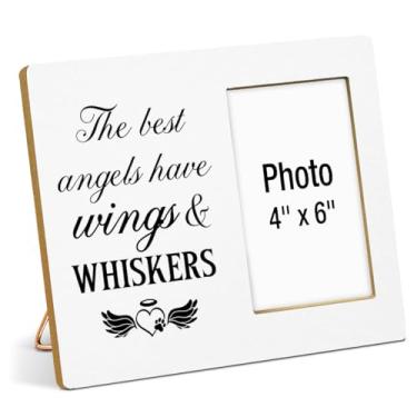 Imagem de XFFJGVR Moldura de presente para animais de estimação, presentes de memorial de cachorro para perda de cachorro, presentes de simpatia para cães gatos, presente de luto para mulheres, molduras de