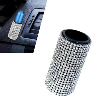 Imagem de Dogary Protetor labial para carro, suporte autoadesivo de strass brilhante para painéis de instrumentos, compartimentos de luvas, janelas, estética minimalista, interior de carro, para a maioria dos