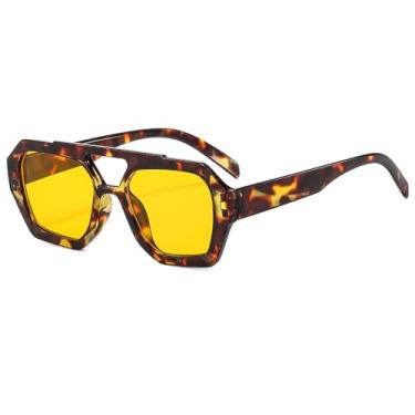 Imagem de Óculos de Sol Feminino Candy Colors com Ponte Dupla e Rebites para Esportes ao Ar Livre, Corrida e Ciclismo, 08