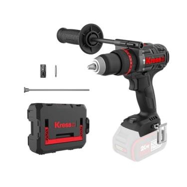 Imagem de Furadeira de Impacto Brushless Kress KUC35.91 20V 150Nm – Mandril Metálico 13mm, 2 Velocidades, LED, Empunhadura Reforçada