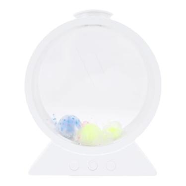 Imagem de ASHATA Lâmpada LED Vibrante de água-viva Com Luz Noturna RGB de 7 Cores que Muda para Tranquilidade No Quarto de Casa (Branco)