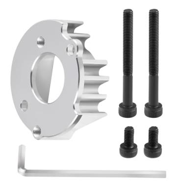 Imagem de QUE-T Suporte de motor RC de alumínio para caminhonete 1/12 Tamiya 57409 RC (prata)