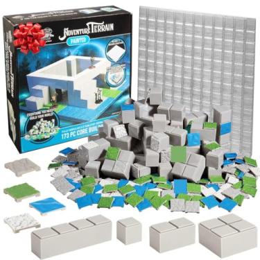 Imagem de Monster Adventure Terrain - 173pc Painted Core Building Set w Baseplate - Fully Modular and Stackable 3-D Tabletop World Builder, Compatible with DND Dungeons Dragons, Pathfinder, RPG