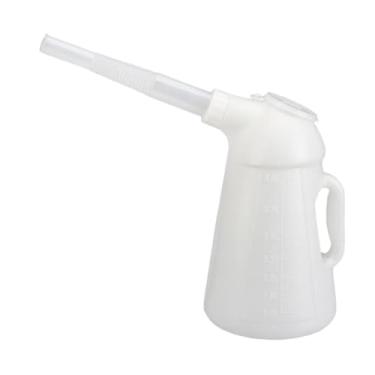 Imagem de Oil Jug with Spout Oil Measuring Container, Oil Measuring Jug with Lid,Engine Oil Dispenser Jug for Automotive Fluids, 5L/33(4L)