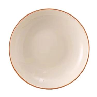 Imagem de prato de lanche Pratos de cerâmica para petiscos são usados ​​para servir molho soja, sobremesas, saladas, lanches, etc tigela de sopa