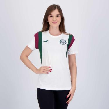 Imagem de Camiseta Puma Palmeiras FTBL Archive Feminina-Feminino