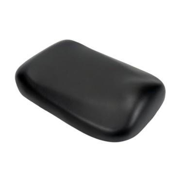 Imagem de Generic Almofada de assento de motocicleta em couro PU, acessório compatível com espuma preta para AF58 Zoomer Nps50, substituição de alto desempenho.