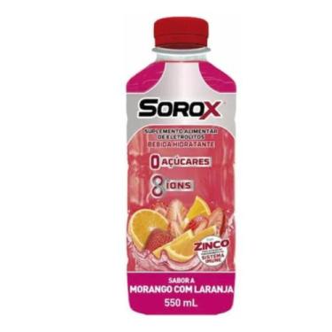 Imagem de Sorox Morango Com Laranja 550ml Bebida Isotonica