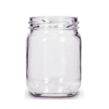 Imagem de Kit 25 unidades - Pote de Vidro Redondo Conserva 200ml - Sem as Tampas