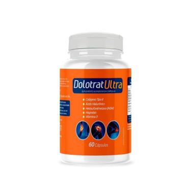 Imagem de DOLOTRAT ULTRA COLAGENO TIPO 2 MSM ACIDO HIALURONICO 60CAPS-Unissex