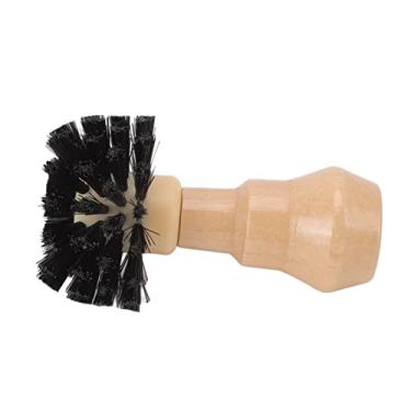 Imagem de Generic Escova Portátil para Limpeza de café, Design de Fundo Plano para Tigelas de pó, Faia/náilon, 1 Peça (café/barista) (58MM)