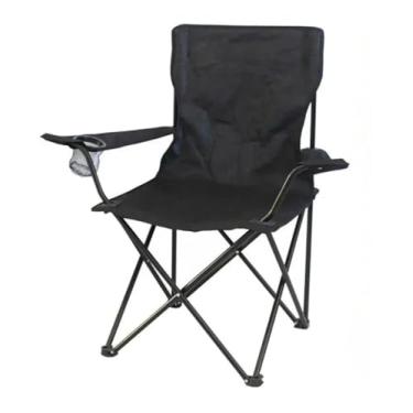 Imagem de Cadeira De Praia DobráVel Com Bolsa De Armazenamento E Porta-Copos – Leve E PráTica, Ideal Para Pesca, Acampamento E Lazer.